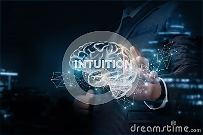 Concept intuition in business Stock Photo