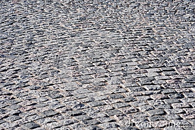 Concept of laying paving slabs and pavers. Paving stones. Concrete pavement blocks Stock Photo