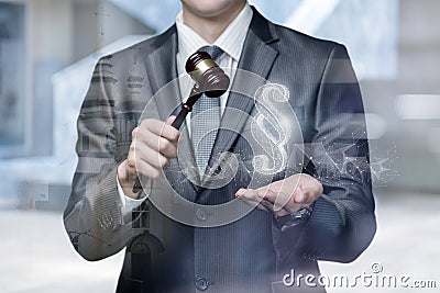 The concept of legality and justice Stock Photo