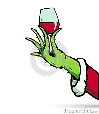 Drink up grinches Vector Illustration