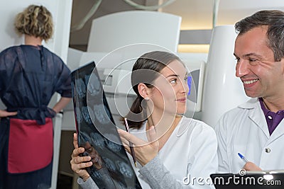 Concept mammography test Stock Photo