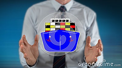 Concept of maritime transportation Stock Photo