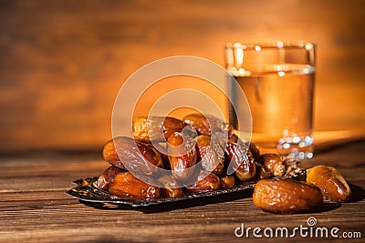 Concept of muslim feast holy month Ramadan Kareem in evening s Stock Photo