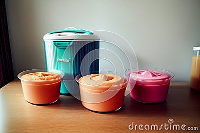 Nourish & Delight The Ultimate Baby Food Maker.AI Generated Stock Photo