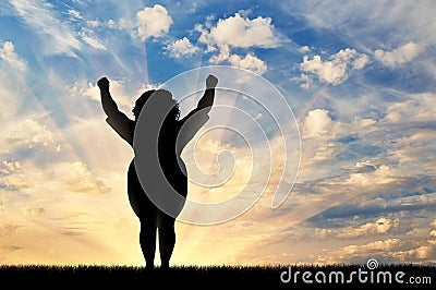 Concept of obesity and excess weight Stock Photo