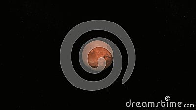 Concept 79-P1 View of the 3D Rendering Realistic Planet Mars Stock Photo