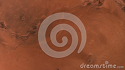 Concept 39-P1 View of the 3D Rendering Realistic Planet Mars Stock Photo