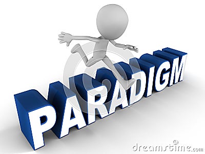 Paradigm shift Stock Photo