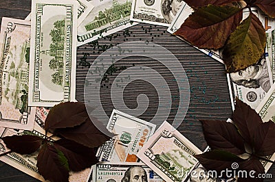 The concept of a photo of monetary, banking, currency and exchange rates, all over the world. Stock Photo