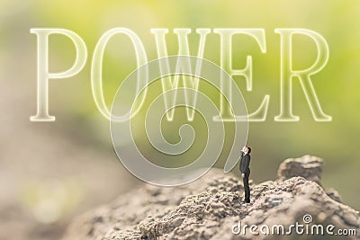 Concept of power, strength, force Stock Photo