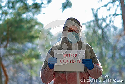 The concept of preventing the spread of the epidemic and treating coronavirus Stock Photo