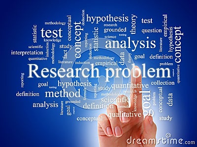 Concept of scientific research. Stock Photo