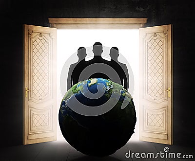 The concept of secret government. Stock Photo