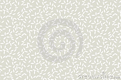 Concept simple rice grain pattern Vector Illustration