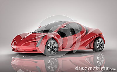 Concept sport car Stock Photo