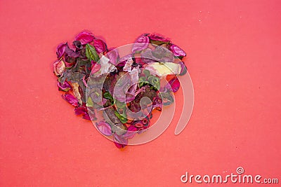 Red St.Valentine's background Stock Photo