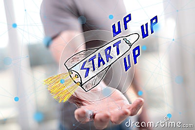 Concept of start up Stock Photo