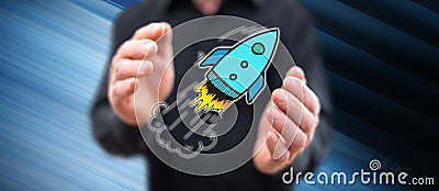 Concept of start up Stock Photo