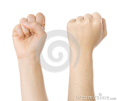 Concept for struggle sign Stock Photo