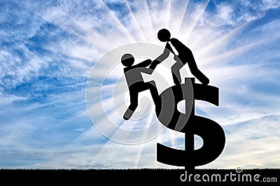 Concept of teamwork Stock Photo