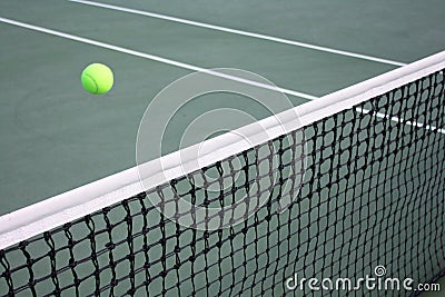 Concept of tennis game Stock Photo