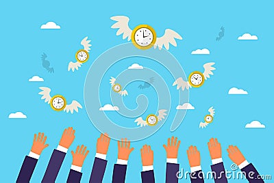 Concept of time. Vector Illustration