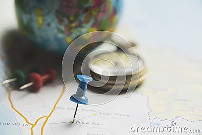 Concept of travel vacation trip and long weekend planning Stock Photo