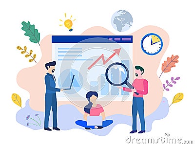 Concept Ux User Experience Development Design Usability Improve Vector Illustration