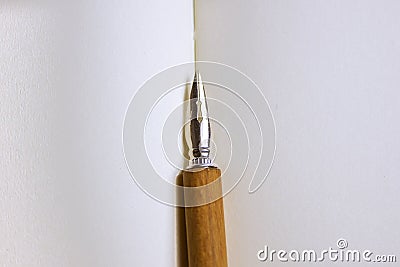 Concept of writing poetry. International Poetry Day Stock Photo