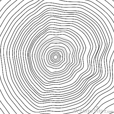 Conceptual background with tree-rings. Vector Illustration