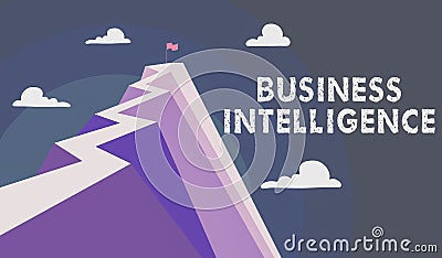 Writing displaying text Business Intelligence. Business idea Best Practice of Information to Optimize Performance Stock Photo