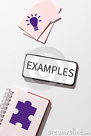 Conceptual caption Examples. Internet Concept photo Sample Model to follow Guide Explanation For instance Stock Photo