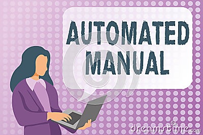 Conceptual display Automated Manual. Business overview as trigger shift and it can switch between moods easily Studying Stock Photo