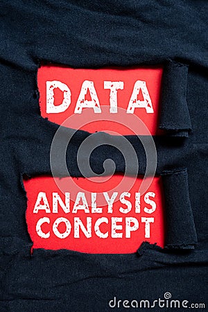 Sign displaying Data Analysis Concept. Business overview evaluating data using analytical and logical reasoning Stock Photo