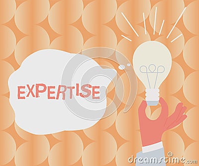 Conceptual display Expertise. Business overview something that is known to have happened or to exist have proven true Stock Photo