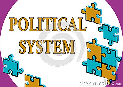 Conceptual display Political System. Word for the process for making official government decisions Creating New Stock Photo