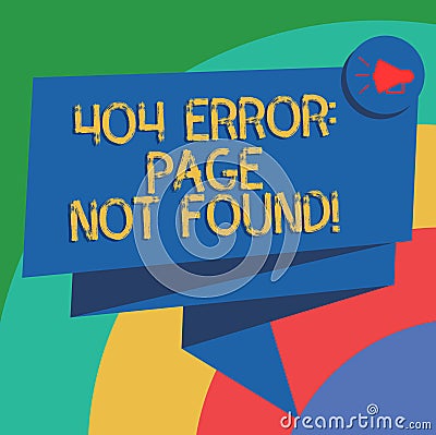 Conceptual hand writing showing 404 Error Page Not Found. Business photo text Webpage on Server has been Removed or Stock Photo