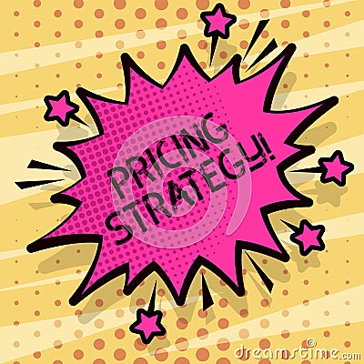 Conceptual hand writing showing Pricing Strategy. Business photo text refers method companies use price their products Stock Photo