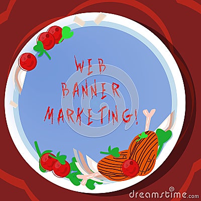 Conceptual hand writing showing Web Banner Marketing. Business photo showcasing entails to embed an advertisement in a Stock Photo