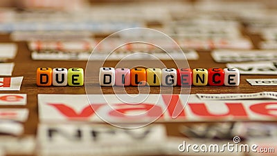 Due diligence Stock Photo