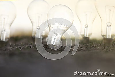 Conceptual image of renewable energy Stock Photo