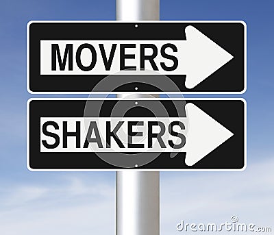Movers and Shakers Stock Photo