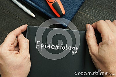 Conceptual photo about Epidemiology with written text Stock Photo