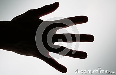 Conceptual photo of a hand ready to take or achieve Stock Photo