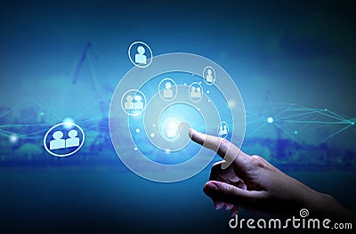 conceptual representation of protecting personal data of people, reliability in cloud systems. application of modern artificial in Stock Photo