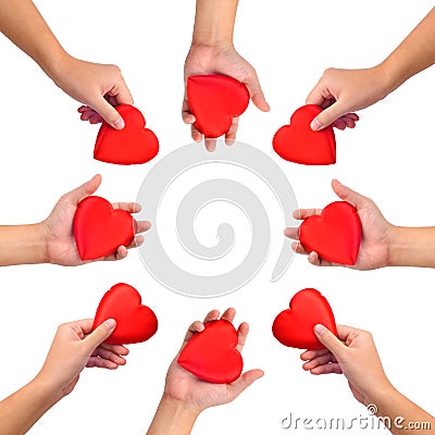 Conceptual symbol of love Stock Photo