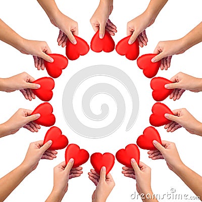 Conceptual symbol of love Stock Photo