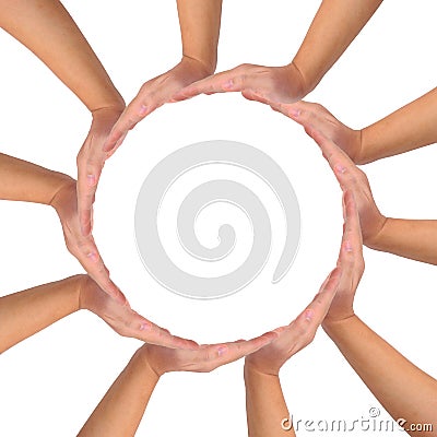 Conceptual symbol of unity. Stock Photo