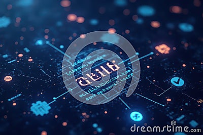 Conceptualizing GitLab Hosting Stock Photo