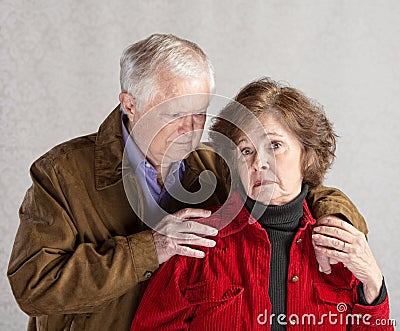 Concerned Husband Stock Photo